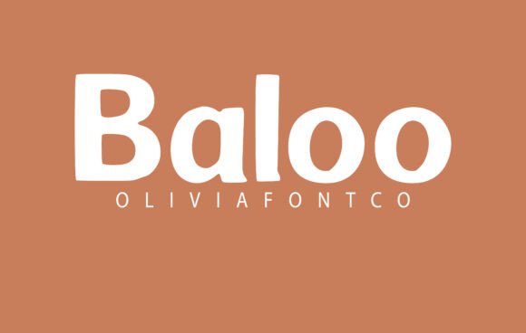 Baloo: A Romantic Handwritten Font for Authentic Brand Identity