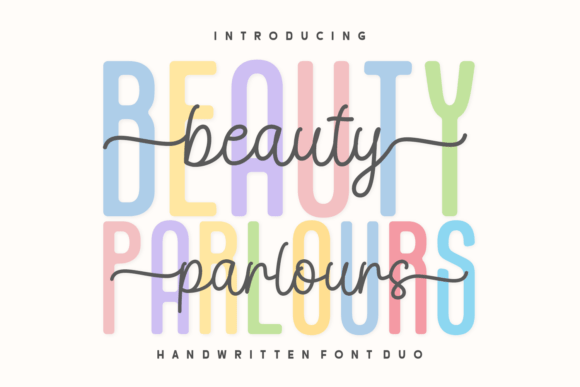 Beauty Parlours Duo: The Handwritten Typeface for Scroll-Stopping Campaigns
