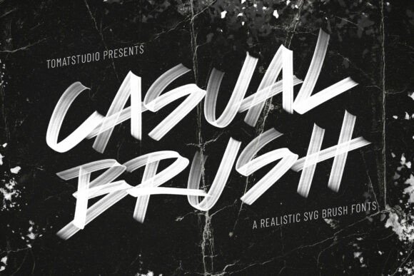 Casualbrush: The Realistic Brush Font for Authentic Branding