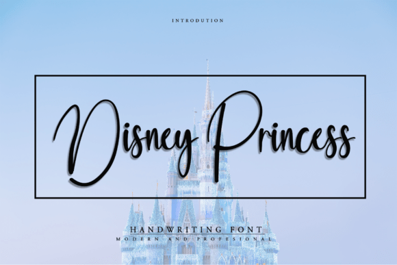 Disney Princess Typeface: A Script Font for Whimsical Web Design