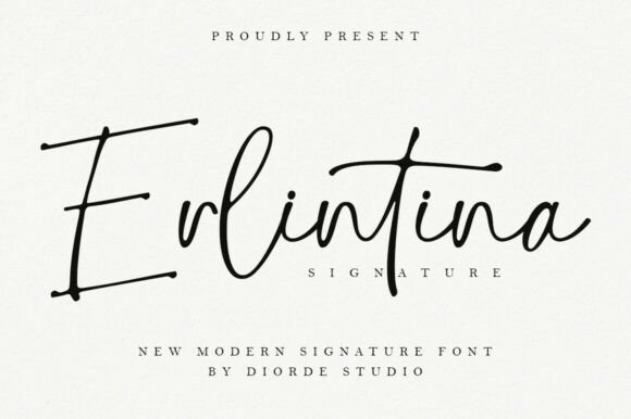 Erlintina: The Script Amp Typeface That Elevates Campaign Visuals