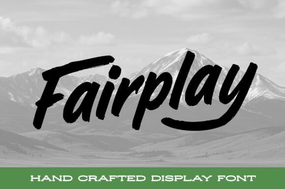 Fairplay: The Bold Script Typeface for Modern Digital Brands