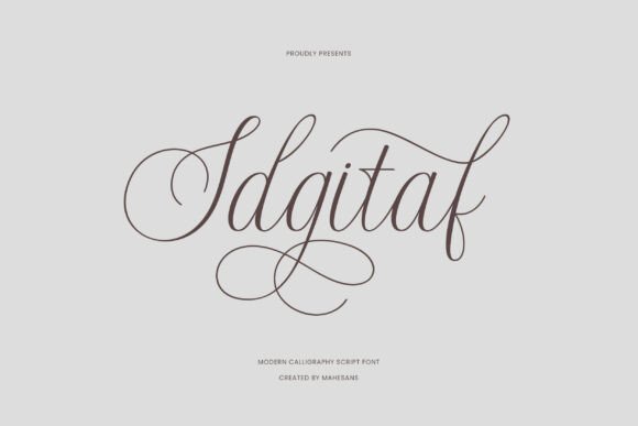 Idgitaf Typeface: Elevate Your Handmade Brand Identity