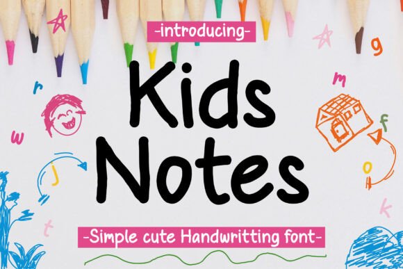 Kids Daily Notes: The Perfect Handwritten Typeface for Modern Web Design