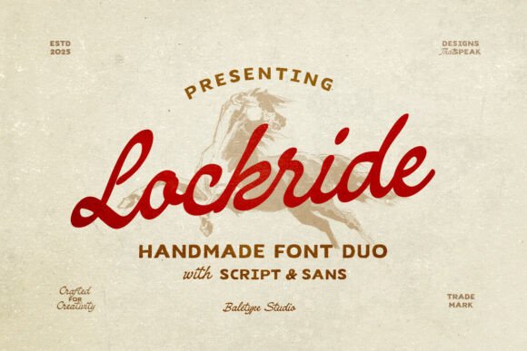 Lockride: The Vintage Typeface That Elevates Modern Web Design