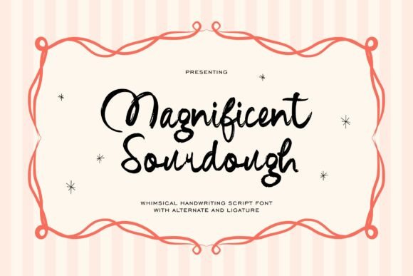Magnificent Sourdough: The Perfect Typeface for Rustic Handmade Brands