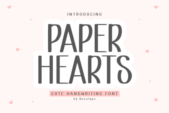Paper Hearts: A Handwritten Typeface for Warm, Conversion-Focused Web Design