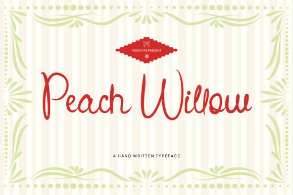 Peach Willow: The Perfect Handwritten Font for Modern Web Design