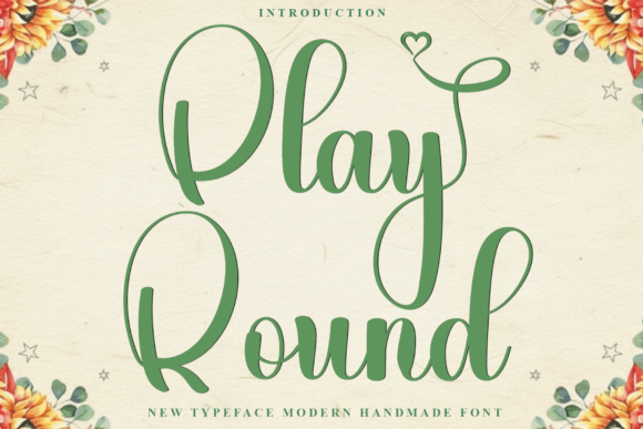 Play Round: A Festive Typeface for Editorial Design