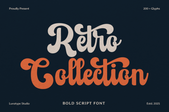 Retro Collection Typeface: Elevating Editorial Design with Vintage Charm