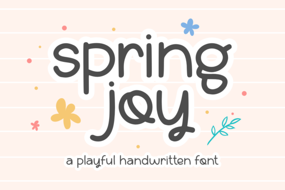 Spring Joy: A Playful Typeface for Warm Editorial Design