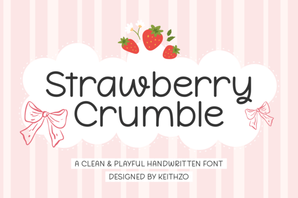 Strawberry Crumble Typeface: A Maker’s Review for Handmade Brands