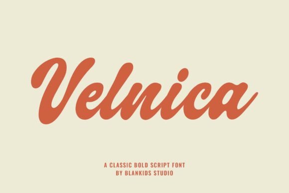 Velnica: A Bold Script for Modern Web Design