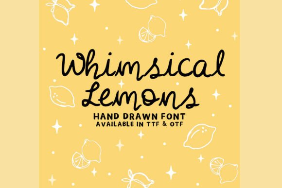 Whimsical Lemon: The Perfect Typeface for Small Business Branding