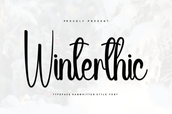 Winterthic Typeface: Elevate Your Brand Identity with Handwritten Charm