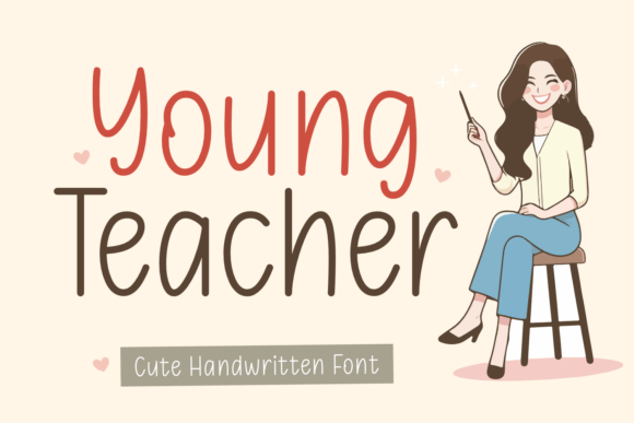 Young Teacher Typeface Review for Handmade Brands